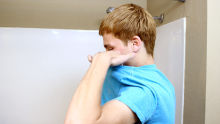 Hunter Starr in the Shower