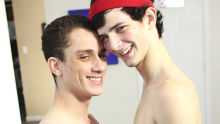 Soccer Boys Shared Sucking