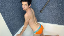 An Ass Play Jack Off In The Shower