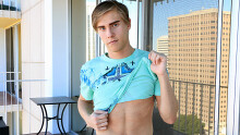 Twink Boy Tries Out A Dildo