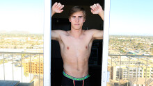 Twink Boy Tries Out A Dildo