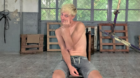 American Boy Mitch Has Big Balls
