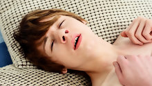 Twink boy Benji Looms sucks 