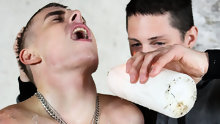 Kenzie Madison tortures & sucks Leo Foxx