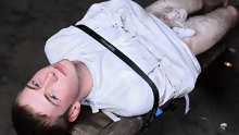 Restrained In Strait Jacket