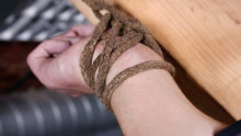 Skinny Slave Cums Hard!