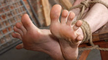 Ashton Loves His Foot Fucking