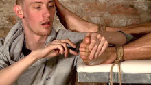 Handsome New Arrival Drained Of Cum