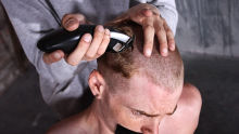 Head Shaved & Face Fucked!