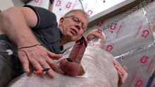 An E-stim Cum Draining!