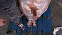 An E-stim Cum Draining!