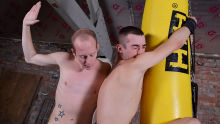 Pounded On The Punching Bag!