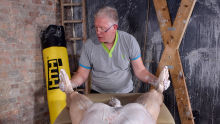 Shaved & Stroked To A Gushing Load