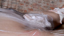 Shaved & Stroked To A Gushing Load