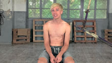 American Boy Mitch Has Big Balls