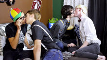 Bareback Twink Fourgy Sex!