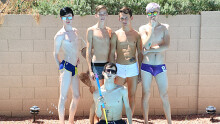 Bareback Twink Boy Orgy!
