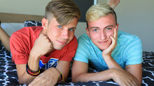 Blond Boys Bareback To Get The Cream