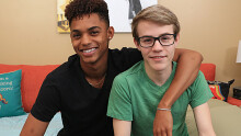 Texting Twink Gets A Stiff Distraction