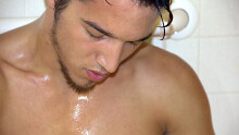 Shower Stroking Jock Jizzy