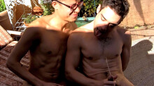 Teaching A New Twink Piss Play